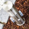 Dakar pedestal light, floor lamp Stainless steel color, 1-light source, Motion sensor