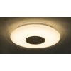 Globo TUNE Ceiling Light LED white, 2-light sources, Remote control, Colour changer