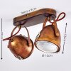 Butikon Ceiling Light rust-coloured, 2-light sources