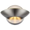 Globo Sammy Wall Light LED matt nickel, 2-light sources