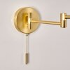 NEUVILLE Wall Light brass, 1-light source