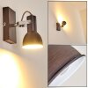Danikon Wall Light brown, chrome, 1-light source