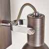 Danikon Wall Light brown, chrome, 1-light source