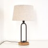 LOGUMKOLSTER Table Lamp brown, black, 1-light source