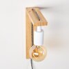 Canoe Wall Light Light wood, 1-light source