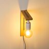 Canoe Wall Light Light wood, 1-light source