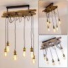 Rimforsa Ceiling Light brown, brass, rust-coloured, 6-light sources