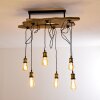 Rimforsa Ceiling Light brown, brass, rust-coloured, 6-light sources