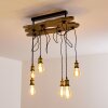 Rimforsa Ceiling Light brown, brass, rust-coloured, 6-light sources