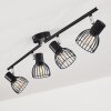 BOLDERSLEV Ceiling Light chrome, black, 4-light sources
