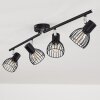 BOLDERSLEV Ceiling Light chrome, black, 4-light sources