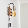 Mallard Wall Light Light wood, silver, 1-light source