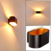 Wall Light Dapp black-gold, 1-light source