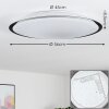 VEJLE Ceiling Light LED white, 2-light sources, Colour changer