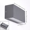 DULUTH Outdoor Wall Light LED anthracite, 1-light source