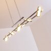 GRAVENDAL Pendant Light LED chrome, 5-light sources