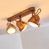 Butikon Ceiling Light rust-coloured, 3-light sources