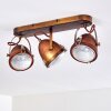 Butikon Ceiling Light rust-coloured, 3-light sources