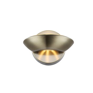 Globo Sammy Wall Light LED brass, 2-light sources