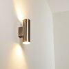 BRACHY Outdoor Wall Light LED stainless steel, 2-light sources
