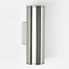 BRACHY Outdoor Wall Light LED stainless steel, 2-light sources