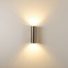 BRACHY Outdoor Wall Light LED stainless steel, 2-light sources