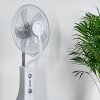 RETHYMNO standing fan chrome, silver, white