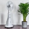 RETHYMNO standing fan chrome, silver, white