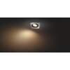 Philips HUE AMBIANCE WHITE & COLOR CENTURA Recessed spotlight, extension silver, 1-light source, Colour changer