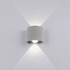 Paul Neuhaus CARLO Wall Light LED silver, 2-light sources