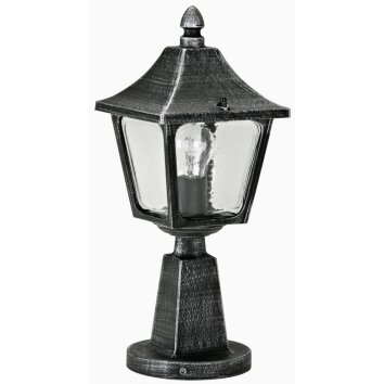 Albert 540 pedestal light black, silver, 1-light source