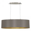 Eglo MASERLO hanging light matt nickel, 2-light sources