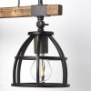 Wall Light Brilliant Matrix Dark wood, black, 1-light source