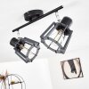 RIETI Ceiling Light black, 2-light sources