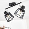 RIETI Ceiling Light black, 2-light sources