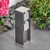 Abilene outdoor socket Stainless steel color, grey