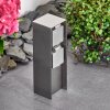 Abilene outdoor socket Stainless steel color, grey