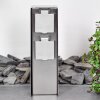 Abilene outdoor socket Stainless steel color, grey