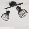 BOLDERSLEV Ceiling Light chrome, black, 2-light sources