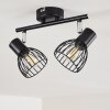 BOLDERSLEV Ceiling Light chrome, black, 2-light sources