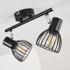 BOLDERSLEV Ceiling Light chrome, black, 2-light sources