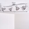 ESBERG Ceiling light chrome, 4-light sources