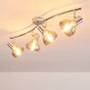 ESBERG Ceiling light chrome, 4-light sources