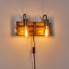 Mallard Wall Light Light wood, silver, 2-light sources