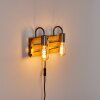 Mallard Wall Light Light wood, silver, 2-light sources