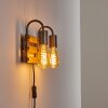 Mallard Wall Light Light wood, silver, 2-light sources