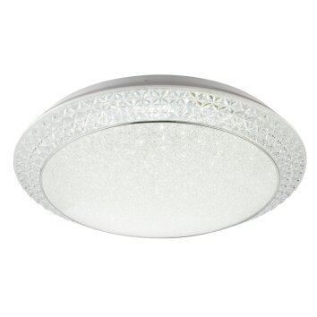 Globo RONJA Ceiling Light LED white, 1-light source, Remote control
