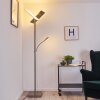 CAZIS Floor Lamp LED matt nickel, 3-light sources