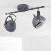 FOVERUP Ceiling Light chrome, grey, 2-light sources