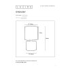 Lucide GREASBY Table Lamp beige, 1-light source